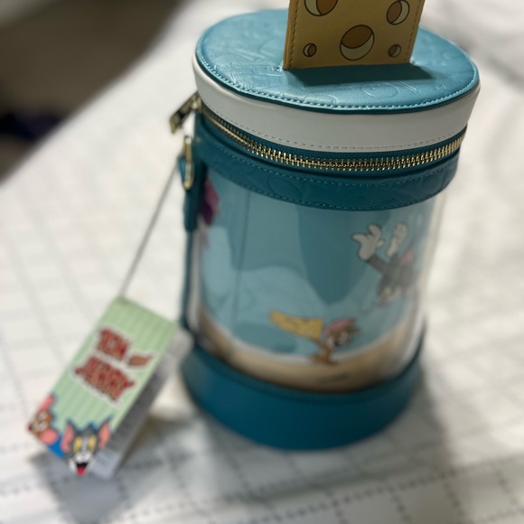 Loungefly Blue and White Tom and Jerry Kids Backpack - Picture 3 of 6